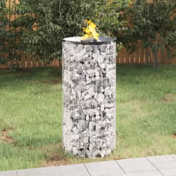 Ce foyer en gabion est un moyen pratique de créer une limite solide pour les grillades dans votre jardin et sur votre patio.  ...
