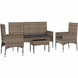 Profitez d'un moment de café confortable dans votre espace extérieur avec cet ensemble de salon de jardin ! C'est un compléme ...