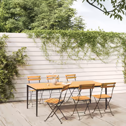 VidaXL 3152106 chaise d'extérieur Terrace Bois d'acacia, Acier
