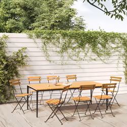VidaXL 3152107 chaise d'extérieur Terrace Bois d'acacia, Acier