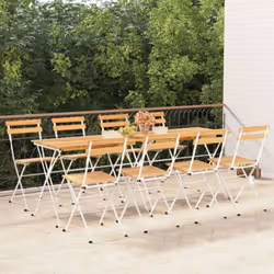 VidaXL 3152109 chaise d'extérieur Terrace Bois d'acacia, Acier
