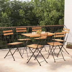 Ces chaises de bistrot pliantes sont un complément parfait à votre jardin et à votre terrasse, créant une impression durable  ...