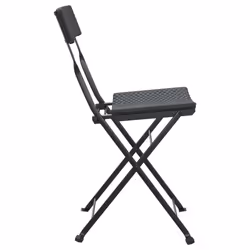 VidaXL 3152113 chaise d'extérieur Terrace Polyuréthane, Acier Noir - Vue supplémentaire 6