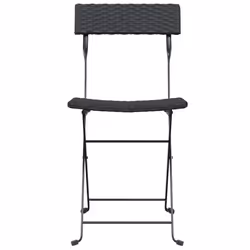 VidaXL 3152114 chaise d'extérieur Terrace Polyuréthane, Acier Noir - Vue supplémentaire 4
