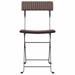 VidaXL 3152117 chaise d'extérieur Terrace Polyuréthane, Acier Marron - Vue supplémentaire 4