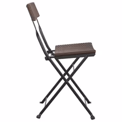 VidaXL 3152117 chaise d'extérieur Terrace Polyuréthane, Acier Marron - Vue supplémentaire 6