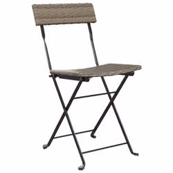 VidaXL 3152120 chaise d'extérieur Terrace Polyuréthane, Acier Gris
