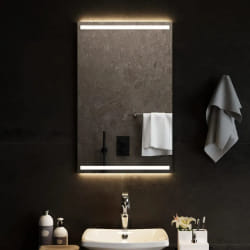 vidaXL Miroir LED salle de bain 50x80 cm