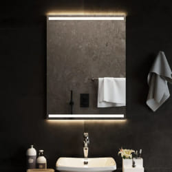 vidaXL Miroir LED salle de bain - 60x80 cm