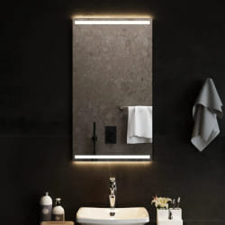vidaXL Miroir Salle de Bain LED - 50x90 cm