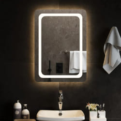 vidaXL Miroir salle de bain à LED 50x70 cm