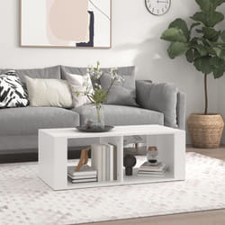 Vidaxl - Table basse Blanc 100x50x36 cm Bois d'ingénierie