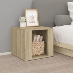 Vidaxl - Table de chevet Chêne sonoma 41x40x36 cm Bois d'ingénierie