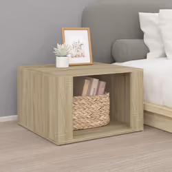 VidaXL 816555 Table de nuit et table de chevet Chêne