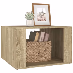 VidaXL 816555 Table de nuit et table de chevet Chêne - Vue supplémentaire 4