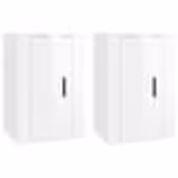 vidaXL Meubles TV muraux 2 pcs Blanc brillant 40x34,5x60 cm
