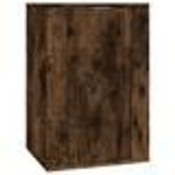 vidaXL Meuble TV mural Chêne fumé 40x34,5x60 cm