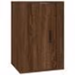 vidaXL Meuble TV mural Chêne marron 40x34,5x60 cm