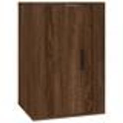 vidaXL Meuble TV mural Chêne marron 40x34,5x60 cm