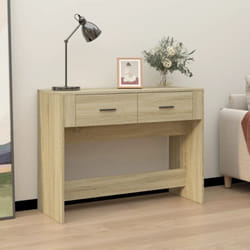 Vidaxl - Table console Chêne sonoma 100x39x75 cm Bois d'ingénierie