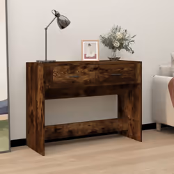 La conception polyvalente de cette table console épurée ajoute du style et du rangement à votre entrée, salon ou couloir. Mat ...