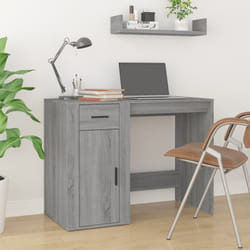 Vidaxl - Bureau Sonoma gris 100x49x75 cm Bois d'ingénierie