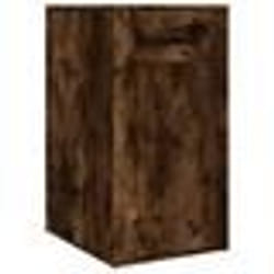 vidaXL Armoire de bureau Chêne fumé 40x49x75 cm Bois d'ingénierie