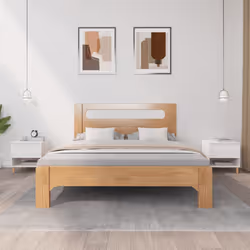 VidaXL 819533 Table de nuit et table de chevet Blanc
