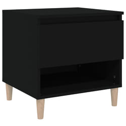 VidaXL 819534 Table de nuit et table de chevet Noir