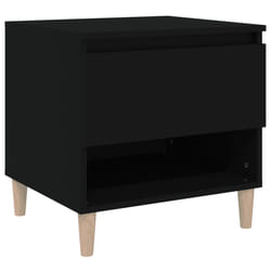 VidaXL 819535 Table de nuit et table de chevet Noir