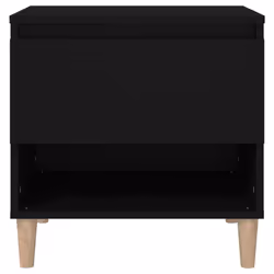 VidaXL 819535 Table de nuit et table de chevet Noir - Vue supplémentaire 5