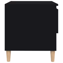 VidaXL 819535 Table de nuit et table de chevet Noir - Vue supplémentaire 6