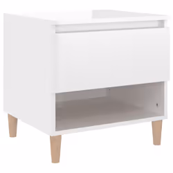 VidaXL 819537, Blanc, Bois, 500 mm, 460 mm, 500 mm, 2 pièce(s)