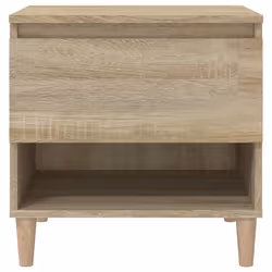 VidaXL 819539 Table de nuit et table de chevet Chêne - Vue supplémentaire 4