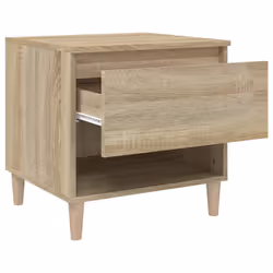 VidaXL 819539 Table de nuit et table de chevet Chêne - Vue supplémentaire 6