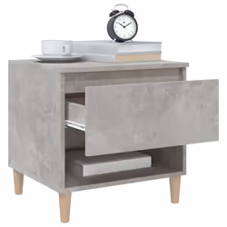VidaXL 819540 Table de nuit et table de chevet Couleur du béton - Vue supplémentaire 4