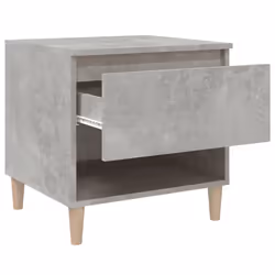 VidaXL 819540 Table de nuit et table de chevet Couleur du béton - Vue supplémentaire 7