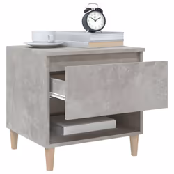 VidaXL 819541 Table de nuit et table de chevet Couleur du béton - Vue supplémentaire 4