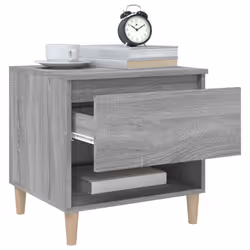 VidaXL 819544 Table de nuit et table de chevet Chêne - Vue supplémentaire 4