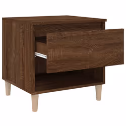 VidaXL 819546 Table de nuit et table de chevet Chêne - Vue supplémentaire 7