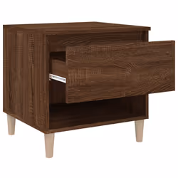VidaXL 819547 Table de nuit et table de chevet Chêne - Vue supplémentaire 6