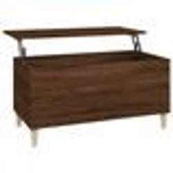 vidaXL Table basse Chêne marron 90x44,5x45 cm Bois d'ingénierie
