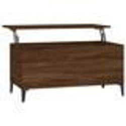 vidaXL Table basse Chêne marron 90x44,5x45 cm Bois d'ingénierie