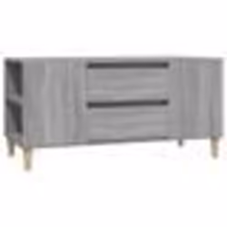 vidaXL Meuble TV Sonoma gris 102x44,5x50 cm Bois d'ingénierie