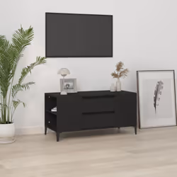 VidaXL 819605, Noir, Métal, Bois, 1020 mm, 445 mm, 500 mm, 1 pièce(s)