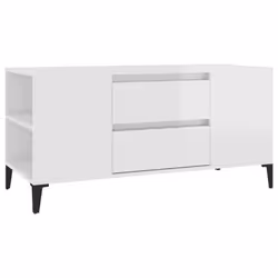 VidaXL 819606, Blanc, Métal, Bois, 1020 mm, 445 mm, 500 mm, 1 pièce(s)