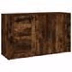 vidaXL Buffet Chêne fumé 100x33x59,5 cm Bois d'ingénierie
