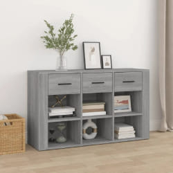 vidaXL Buffet Sonoma gris 100x30x59,5 cm
