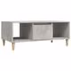 vidaXL Table basse Gris béton 90x50x36,5 cm Bois d'ingénierie