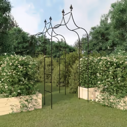 Description générale Ces arches de jardin ajoutent une touche romantique à votre espace extérieur grâce à leurs pointes décor ...